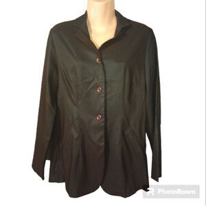 Giorgio Fiorelli dark emerald green button down NWT